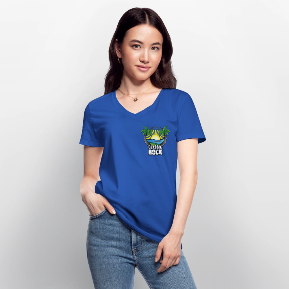 Classic Women’s V-Neck T-Shirt - royal blue