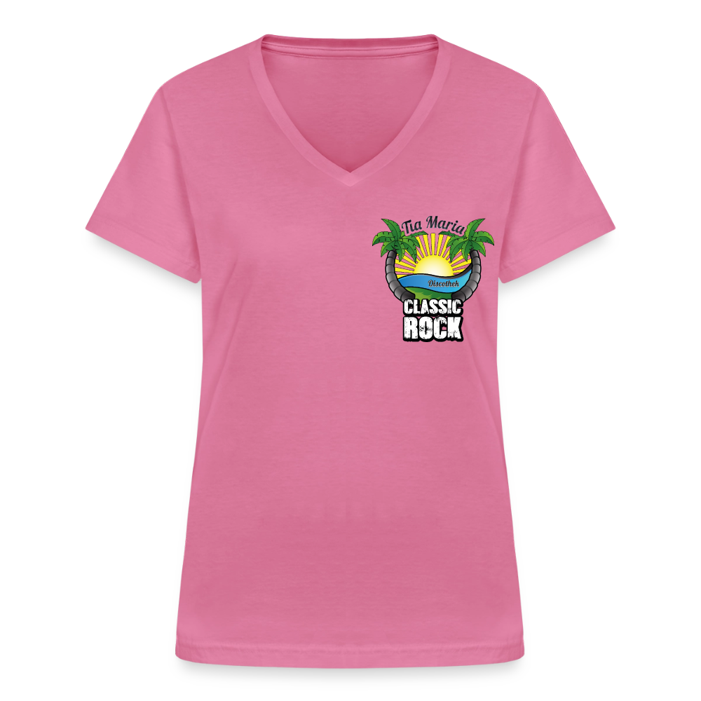 Classic Women’s V-Neck T-Shirt - pink