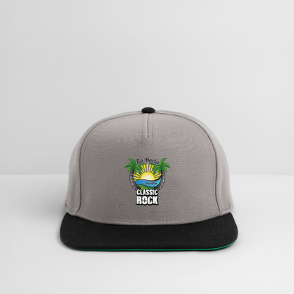 Snapback Cap - Graphit/Schwarz