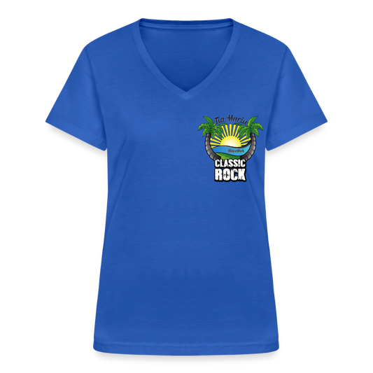 Classic Women’s V-Neck T-Shirt - royal blue