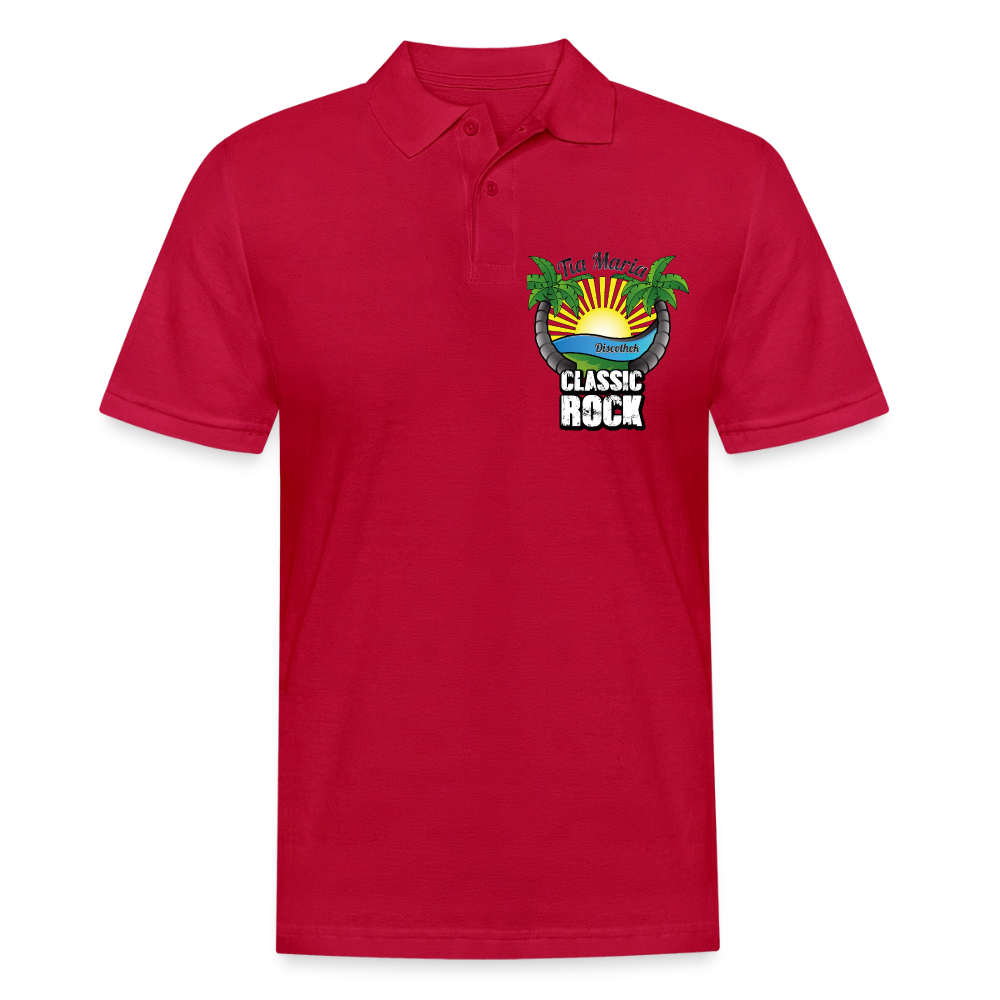 Men's Polo Shirt - cherry red