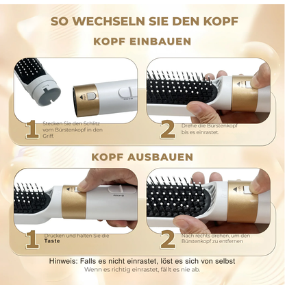 Dyso Airbag Haartrockner  Das Professionelle 5-In-1 Haartrocknerset