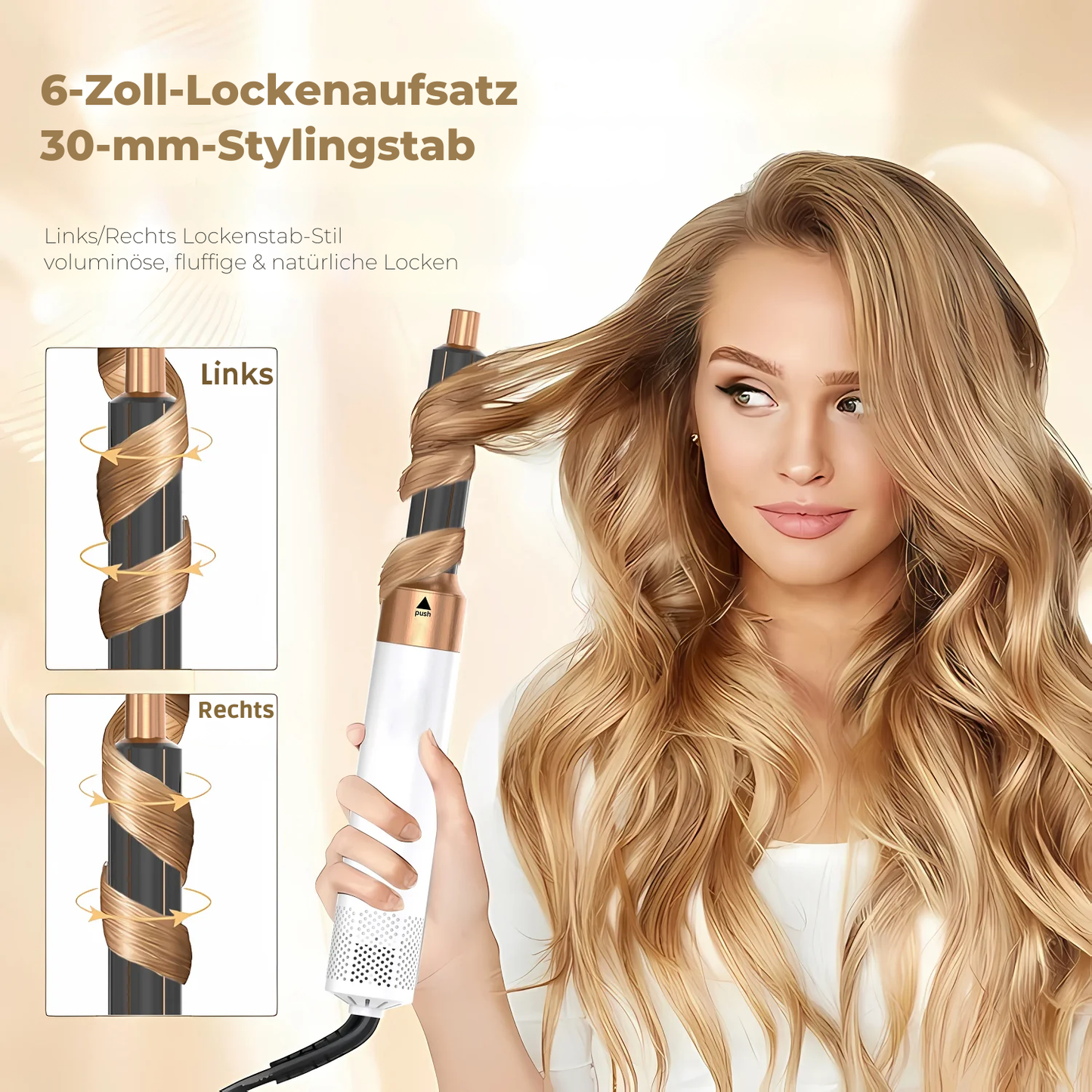 Dyso Airbag Haartrockner  Das Professionelle 5-In-1 Haartrocknerset